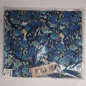 Blue Floral Scarf